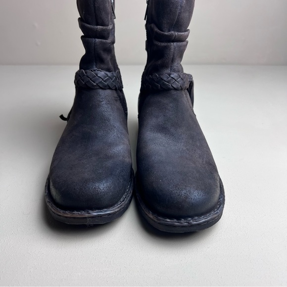 Born Cross Brown leather Ankle Boots with Fringe size 9 - Picture 12 of 16